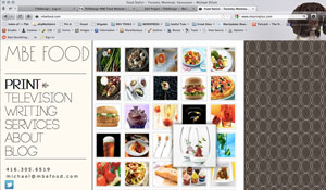 MBE Food Portfolio Site